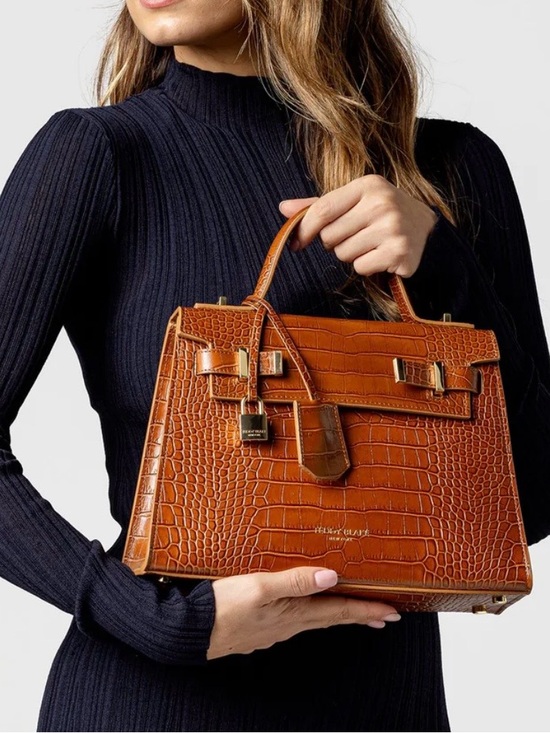 Teddy Blake Handbags - Teddy Blake Ava Croco 11"